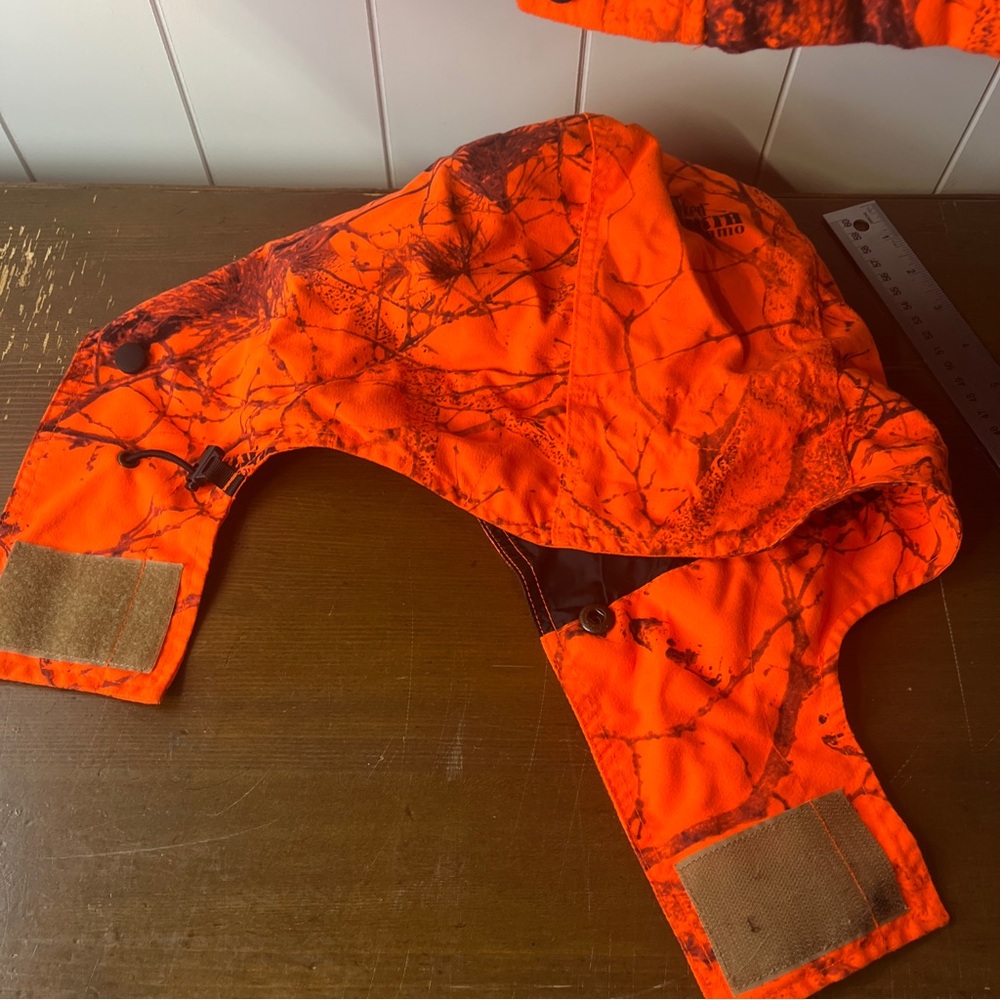 Hunter Hide Orange Camouflage Jacket - Picture 8 of 13